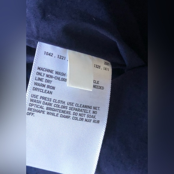 Uniqlo X JW ANDERSON Womens Light Cotton Oversized Jacket Navy Size: L - Picture 9 of 13